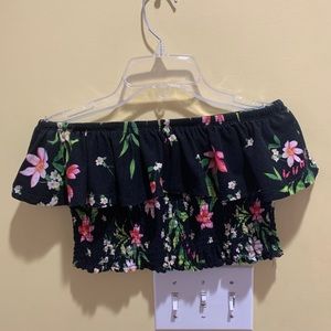 2 piece tube top and short set